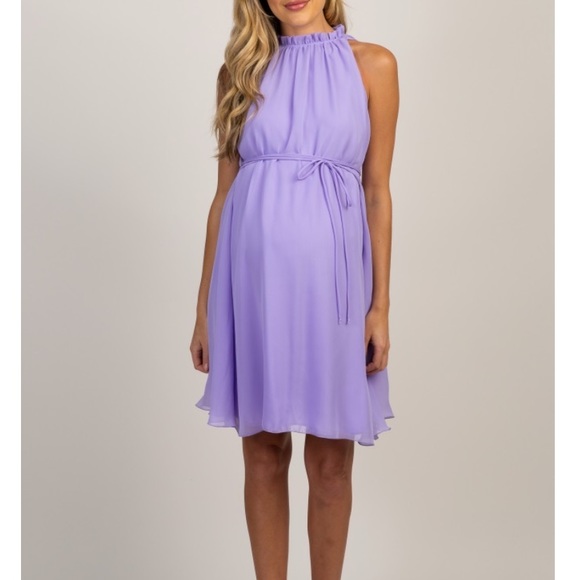 SOLD! - Pink Blush Maternity Dress! - Picture 5 of 5